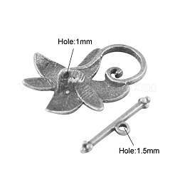 Alloy Toggle Clasps&nbsp;X-PALLOY-A20004-AS-LF