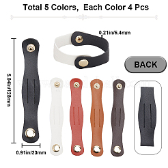 20Pcs 5 Colors PU Leather Data Cables Storage Bands&nbsp;AJEW-GF0008-50