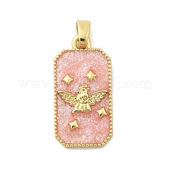 Brass Enamel Pendants&nbsp;KK-C134-43G