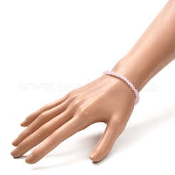 Faceted Glass Rondelle Beads Stretch Bracelet for Kid&nbsp;BJEW-JB06807-20