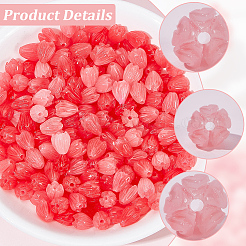 200Pcs Dyed Synthetic Coral Beads&nbsp;CORA-SP0001-22A