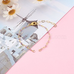 Natural Mixed Stone Handmade Beaded Chains Bracelet Making&nbsp;AJEW-JB00907