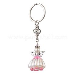 Acrylic Imitation Pearl Keychain&nbsp;KEYC-MZ00030-01