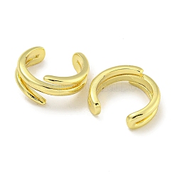 Brass Cuff Earrings&nbsp;EJEW-C104-066G