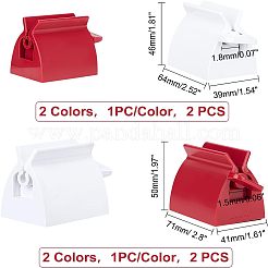 4Pcs 4 Style Plastic Toothpaste Squeezer&nbsp;AJEW-FH0001-73
