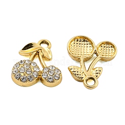 UV Plating Alloy Rhinestone Pendants&nbsp;ALRI-C009-04G