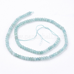 Natural White Jade Bead Strands&nbsp;X-G-R171-2x4mm-08-01