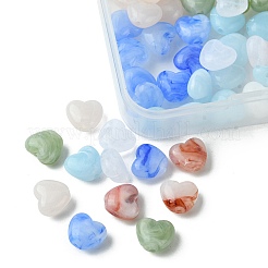 60Pcs 6 Colors Opaque Acrylic Beads&nbsp;MACR-FS0001-69