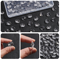 100Pcs Octagon Sew on Glass Rhinestone&nbsp;GLAA-SP0001-82A-02
