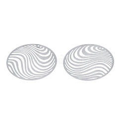 Non-Tarnish 201 Stainless Steel Filigree Pendants&nbsp;STAS-S118-061