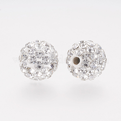 Polymer Clay Rhinestone Beads&nbsp;RB-K050-8mm-C31