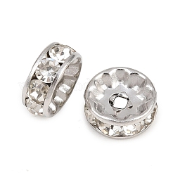 304 Stainless Steel Rhinestone Spacer Beads&nbsp;STAS-P444-01C-P