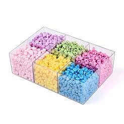 650-700G 6 Colors Opaque Acrylic Beads&nbsp;OACR-T029-82M