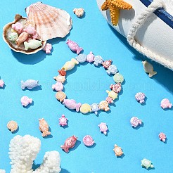 400Pcs 5 Styles Craft Style Acrylic Beads&nbsp;MACR-YW0003-14