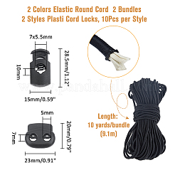 20Pcs Plasti Cord Locks&nbsp;FIND-DC0005-83