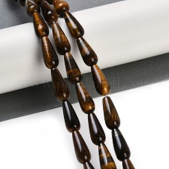 Natural Tiger Eye Beads Strands&nbsp;G-H064-D03-01
