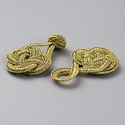 Handmade Chinese Frogs Knots Buttons&nbsp;BUTT-WH0027-27