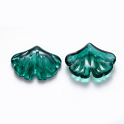 Transparent Baking Paint Glass Pendants&nbsp;DGLA-T002-01B