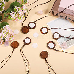 DIY Wood Pendant Decorations Making Kits&nbsp;HJEW-CA00076