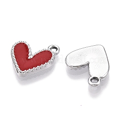 Rack Plating Alloy Enamel Charms&nbsp;ENAM-N056-343P-C