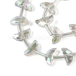 Electroplate Transparent Glass Beads&nbsp;EGLA-H112-05HP-03