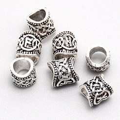Alloy Dreadlocks Braiding Beads&nbsp;OHAR-WH0015-09AS-RS