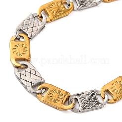 201 Stainless Steel Mariner Link Chain Bracelets&nbsp;BJEW-B078-59GP