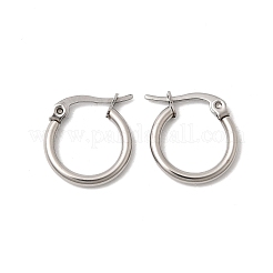 304 Stainless Steel Hoop Earrings for Women&nbsp;EJEW-K334-02P