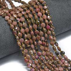 Natural Rhodonite Beads Strands&nbsp;G-K389-B61-01