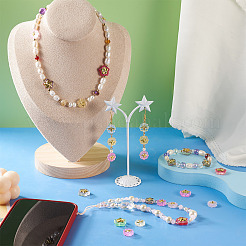 60Pcs 10 Style Transparent Spray Painted Glass Beads&nbsp;LAMP-CW0001-04