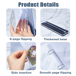 Acrylic Menu Display Stand&nbsp;AJEW-WH0481-270B