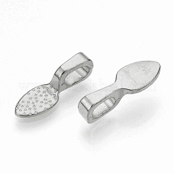 Alloy Glue-on Flat Pad Bails&nbsp;PALLOY-K005-01P