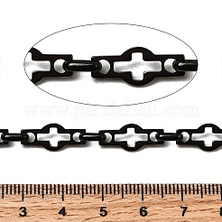 304 Stainless Steel Hollow Cross Link Chains&nbsp;CHS-S012-14B