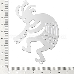 Non-Tarnish 201 Stainless Steel Connector Charms&nbsp;STAS-K257-28P