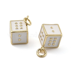 Brass Enamel Pendants&nbsp;KK-U060-33G-02