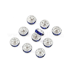 Brass Grade A Rhinestone Spacer Beads&nbsp;RSB035NF-15