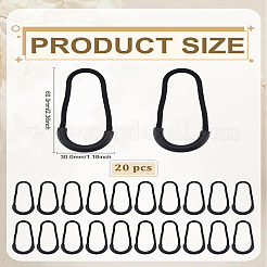 20Pcs Plastic Replacement Pull Tab Accessories&nbsp;FIND-LP0007-71