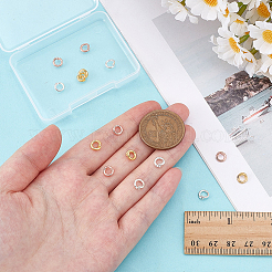15Pcs 3 Styles 925 Sterling Silver Locking Jump Rings&nbsp;STER-PH0004-35