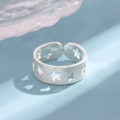 Hollow Out Brass Cuff Open Rings for Women&nbsp;WGA51D0-01