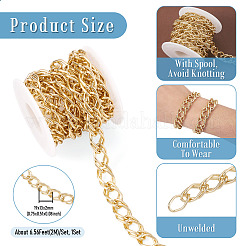 2m Aluminium Rhombus Link Chains&nbsp;CHA-TA0001-41G