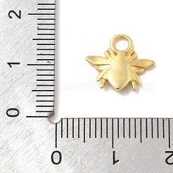 925 Sterling Silver Black Enamel Bees Charms&nbsp;STER-Z012-05G