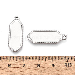 304 Stainless Steel Pendant Cabochon Settings&nbsp;STAS-N108-66P