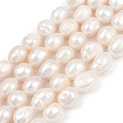 Natural Cultured Freshwater Pearl Beads Strands&nbsp;PEAR-P064-20K-05A