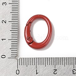 Spray Painted Alloy Spring Gate Rings&nbsp;AJEW-C035-01I
