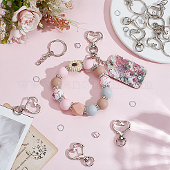 DIY Keychain Findings Kits&nbsp;DIY-SP0006-96P