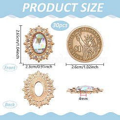 30Pcs Zinc Alloy Cabochons&nbsp;FIND-FG0005-56C