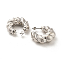 Rack Plating Brass Stud Earrings&nbsp;EJEW-M240-11P