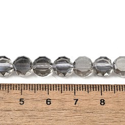 Electroplate Glass Beads Strands&nbsp;X-EGLA-L045-G-PL04