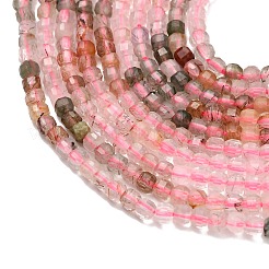 Natural Rutilated Quartz Beads Strands&nbsp;G-L634-D05-2.5x2.5mm