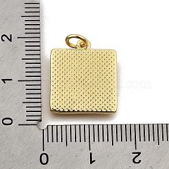 Brass Enamel Pendants&nbsp;KK-Z104-06G-04